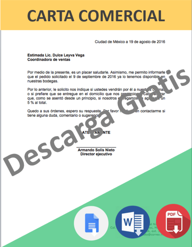 Temporada Estafa Maduro Modelo De Carta Comercial Para Un Banco Etc