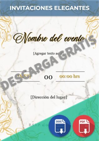 Invitaciones Elegantes Powerpoint Canva Ejemplos Y Plantillas