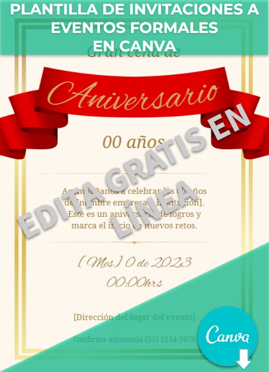 Invitaciones A Eventos Formales Powerpoint Canva Ejemplos Y Plantillas