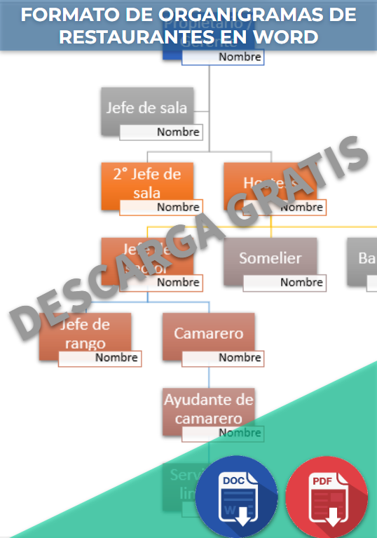 Organigramas De Restaurantes Ejemplos Formatos Word Excel