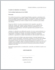 Carta De Solicitud Ayuda Economica - p Carta De