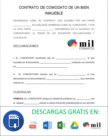 Contrato de Comodato