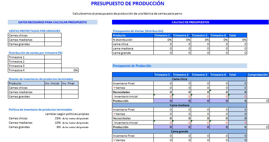 Presupuesto De Produccion Ejemplos Y Formatos Excel Word Y Pdfs Descarga Gratis