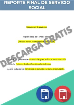 Reporte Final de Servicio Social