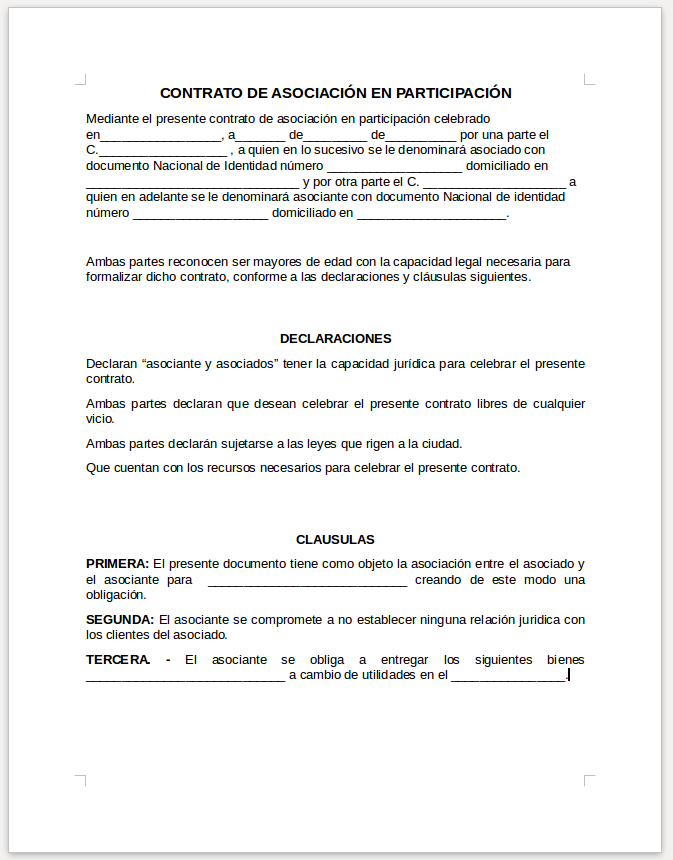 Contrato de comisión mercantil pdf