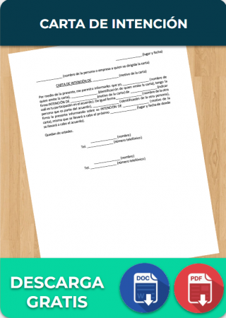 Carta de Intención
