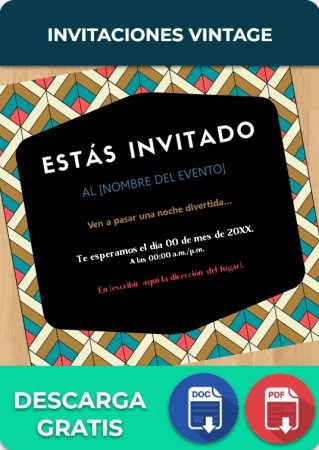 Invitaciones Vintage