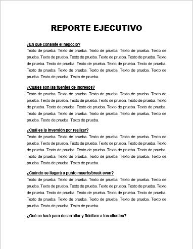 Reporte ejecutivo » Ejemplos, Formatos【 2023 】