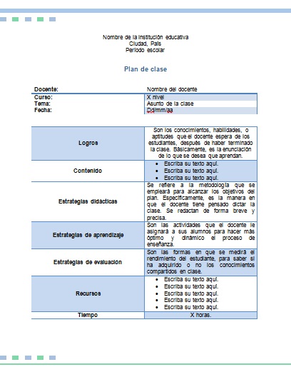 Plan de Clase Preescolar » Aprende a elaborarlo en 