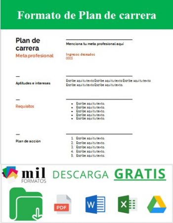 Plan De carrera » Aprende a construirlo en 