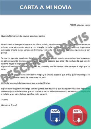 Carta a mi Novia