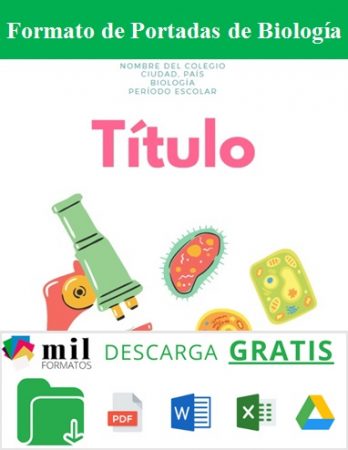 Portadas de Biología