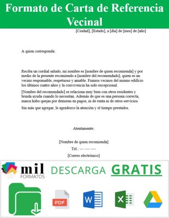 Carta de Referencia Vecinal