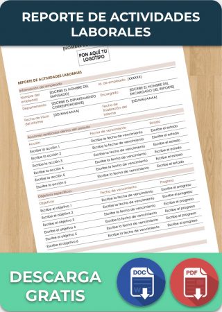Reporte de Actividades Laborales