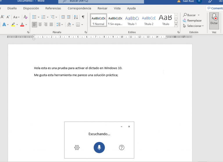 Cómo Dictar En Word Ejemplos Y Consejos 0305
