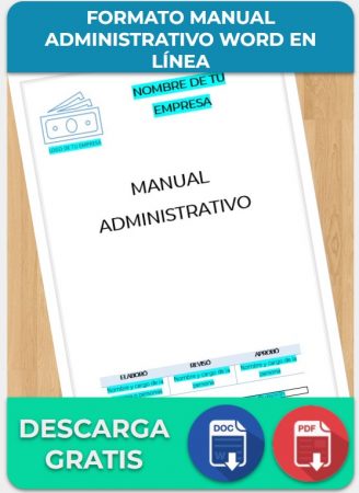 Formato Manual Administrativo Word en Línea