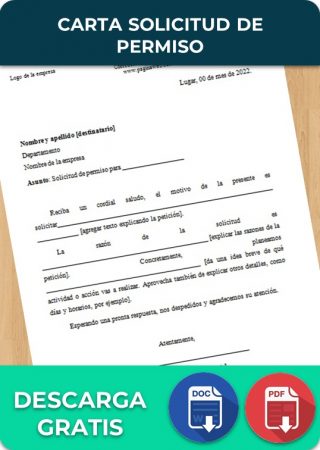 Carta solicitud de permiso