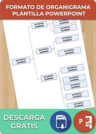 Formato de Organigrama para PowerPoint