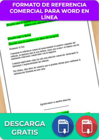 Formato de referencia comercial para Word en Línea