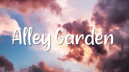 Alley Garden - Letras para Word bonitas