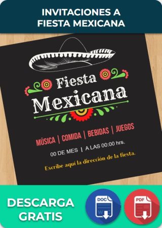 Invitaciones Fiesta Mexicana Invitaciones Fiesta Mexicana