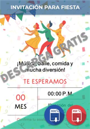 Invitación para Fiesta