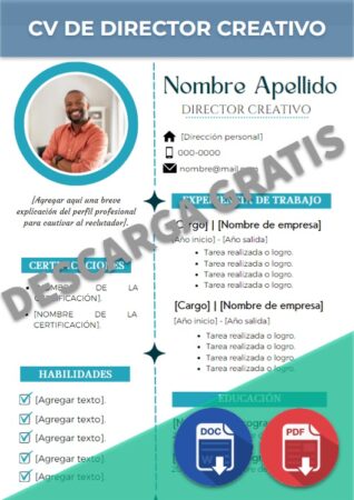 CV de Director Creativo CV de Director Creativo