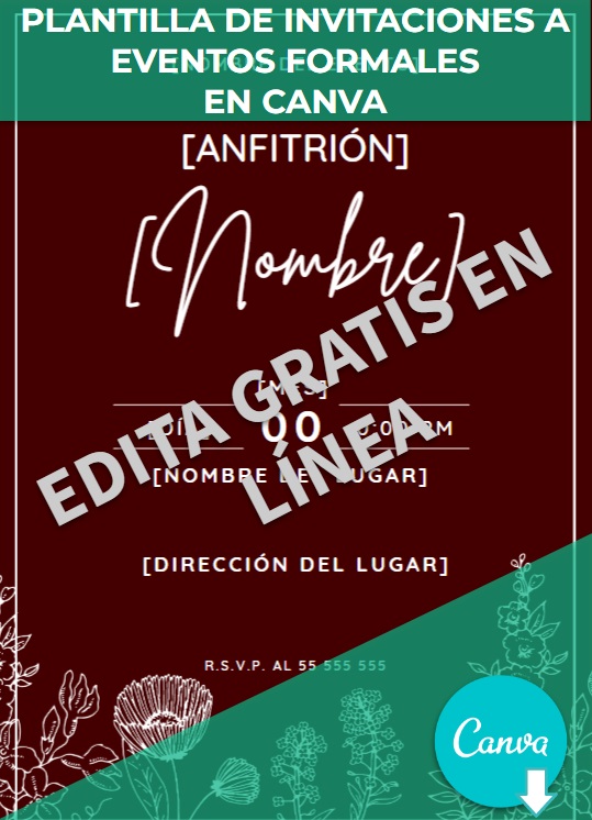 imagen de Plantilla para invitaciones a eventos formales en Canva