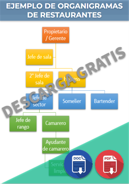 Organigramas De Restaurantes Ejemplos Formatos Word Excel