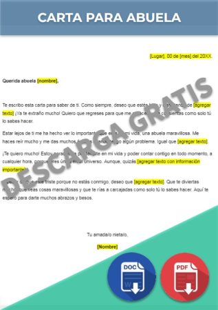 Carta para abuela