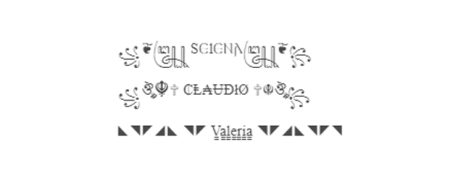 Nombre en Símbolos Nombre en Símbolos