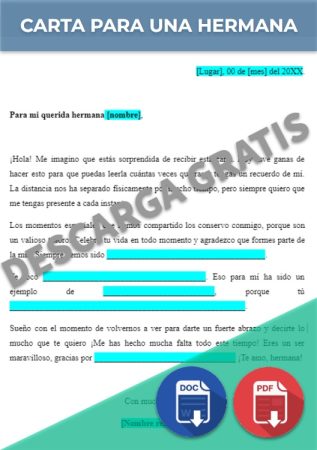 Carta para una hermana
