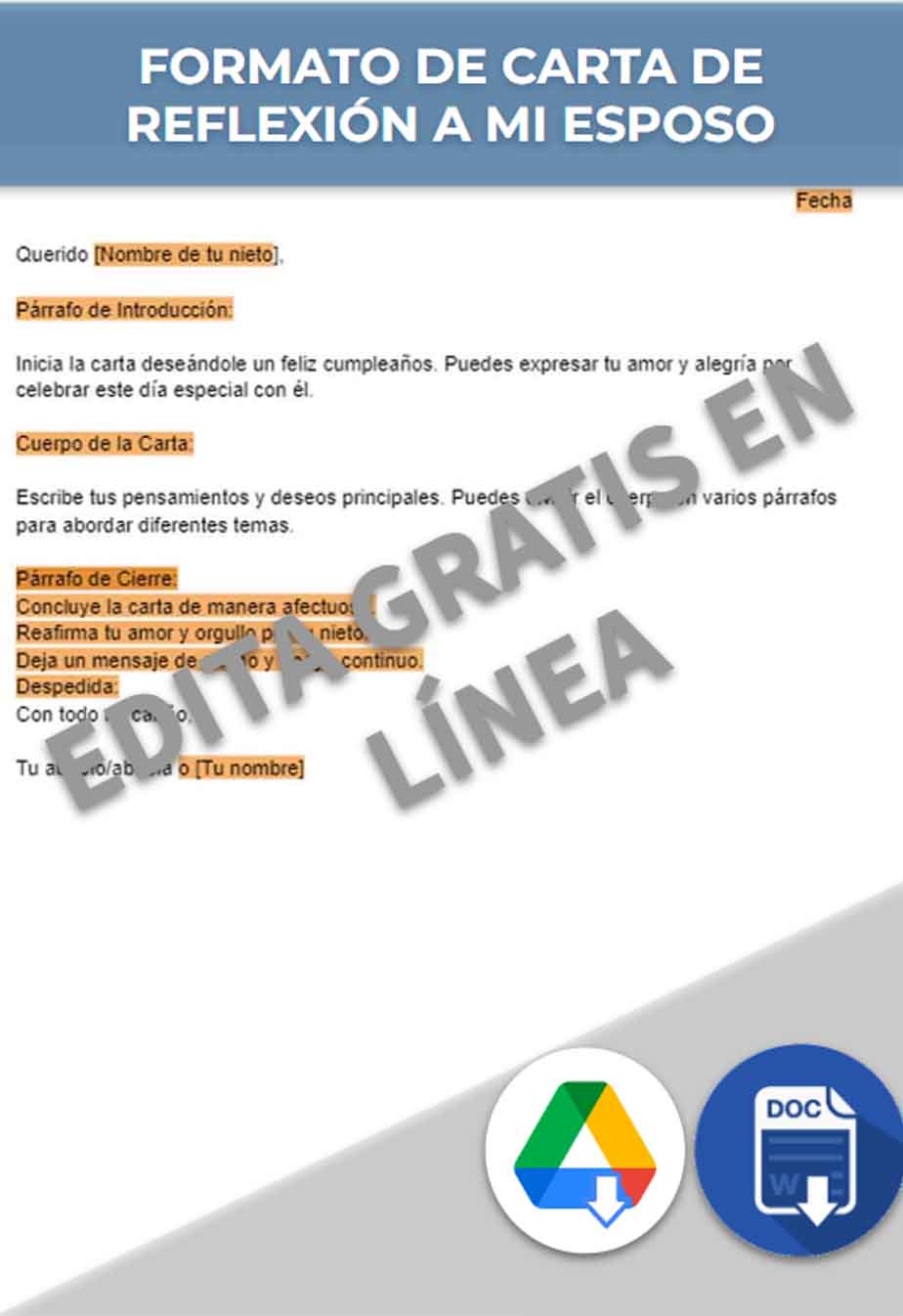 imagen de Formato de carta a mi nieto en su cumpleaños - One Drive